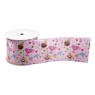 Sweet Hearts Celebrating Everywhere   Satin Ribbon