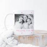 Sweet Hearts EDITABLE COLOR Custom Photo Mug<br><div class="desc">Personalise this mug with your text and photo(s) to create a one-of-a-kind gift! Available in more colours.</div>