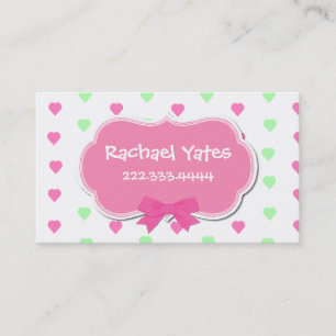 Sweet Hearts Girl's Play Date Card