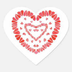 SWEET HEARTS Heart Stickers
