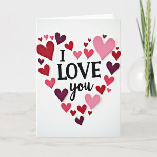 Sweet Hearts I Love You Card