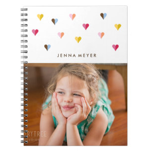 Sweet Hearts - Multi Coloured - Photo Notebook