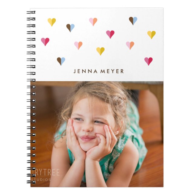 Sweet Hearts - Multi Coloured - Photo Notebook (Front)
