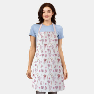 Sweet Hearts Pattern Apron