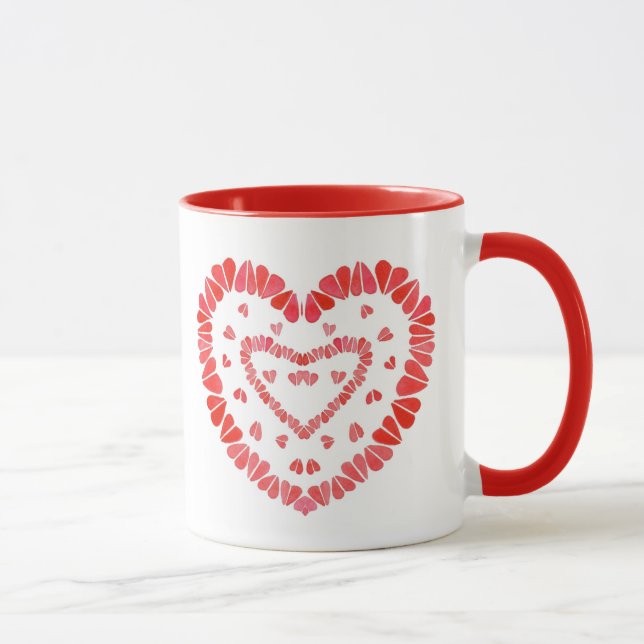 SWEET HEARTS Red Combo Mug (Right)