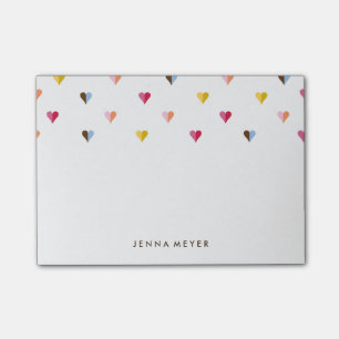Sweet Hearts Small - Multi Coloured Post-it Notes