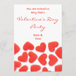 Sweet Hearts 'Valentine's party' invitation