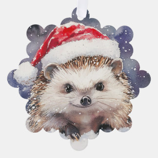 Sweet Hedgehog Paper Ornament Card