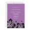Sweet Hibiscus Wedding Invitation Card