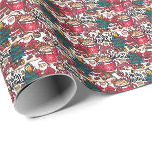 Sweet Holiday Wishes - cute merry christmas Wrapping Paper