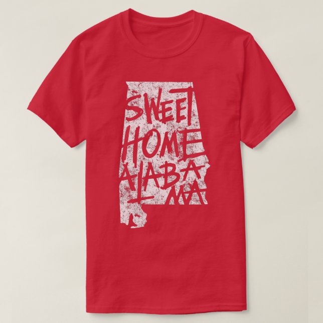Sweet Home Alabama Birmingham State Art  T-Shirt (Design Front)