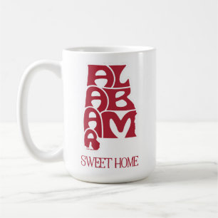 Sweet Home Alabama Crimson Coffee Mug