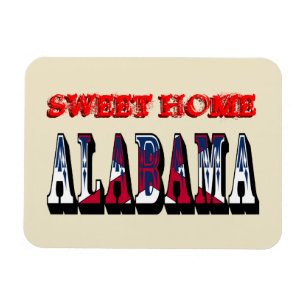 Sweet Home Alabama Flexible Magnet