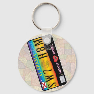 Sweet Home Alabama Keychain (Map Series)