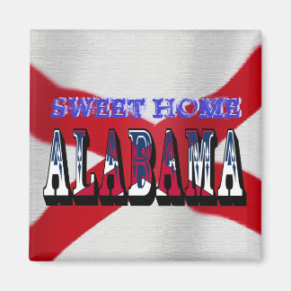 Sweet Home Alabama State Flag Magnet