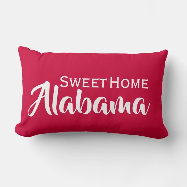 Sweet Home Alabama Throw Pillow (Front)