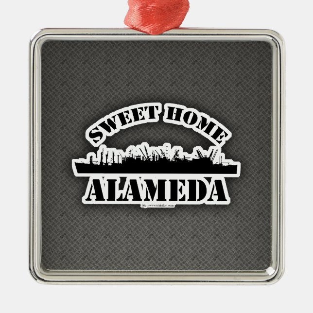 Sweet Home Alameda 2 Metal Tree Decoration (Front)
