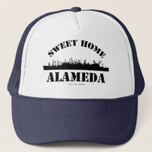 Sweet Home Alameda Funny Battleship Logo Trucker Hat