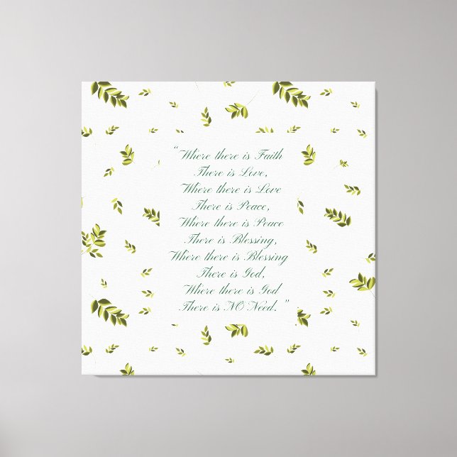Sweet Home Blessing Design Canvas Print (Front)
