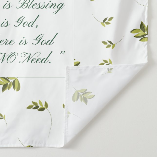 Sweet Home Blessing Tapestry (Detail)