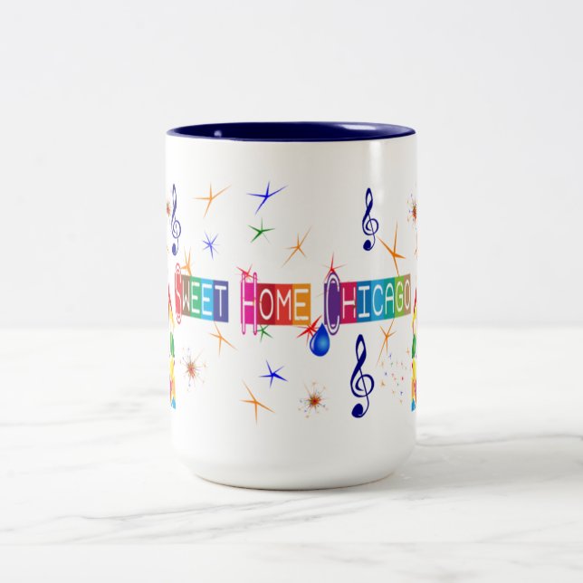 Sweet Home Chicago Blues Mug (Center)