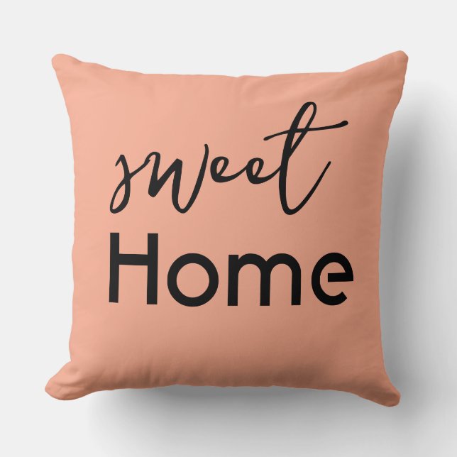 Sweet Home – Cosy Decorative Pillow  (Front)