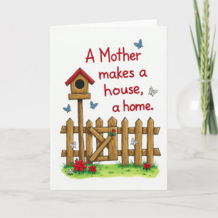Sweet Home Mothers Day Card
