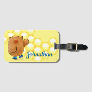 Sweet Honey Bear Luggage Tag