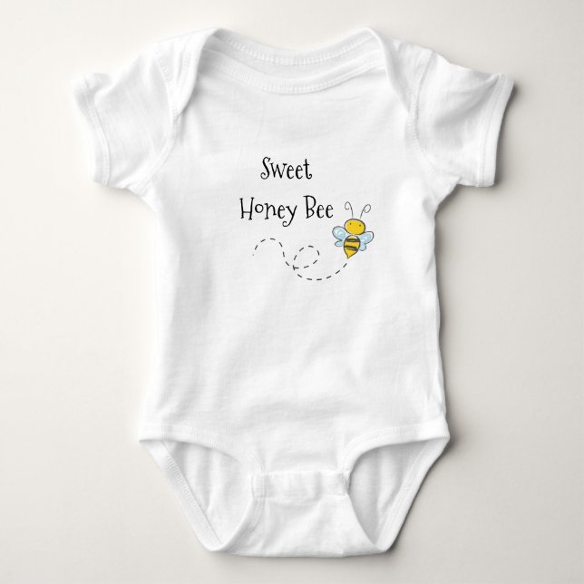 Sweet Honey Bee Baby Bodysuit (Front)