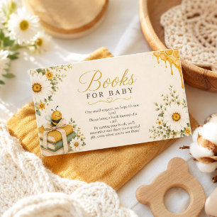 Sweet Honey Bee Baby Books for Baby Enclosure Card