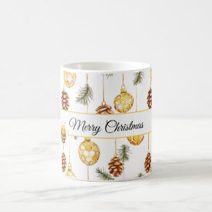 Sweet Honey Bees Pine Cones Coffee Mug