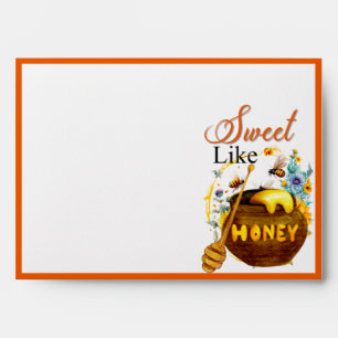 Sweet Honeybee Baby Shower Envelope