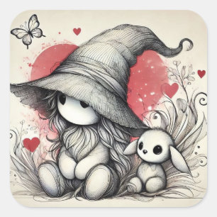 Sweet Horror Wall Art 3 Inch Sticker