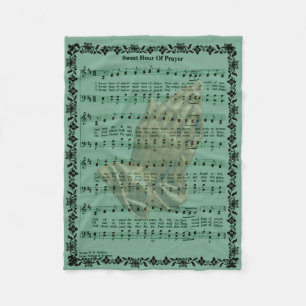 SWEET HOUR OF PRAYER FLEECE BLANKET
