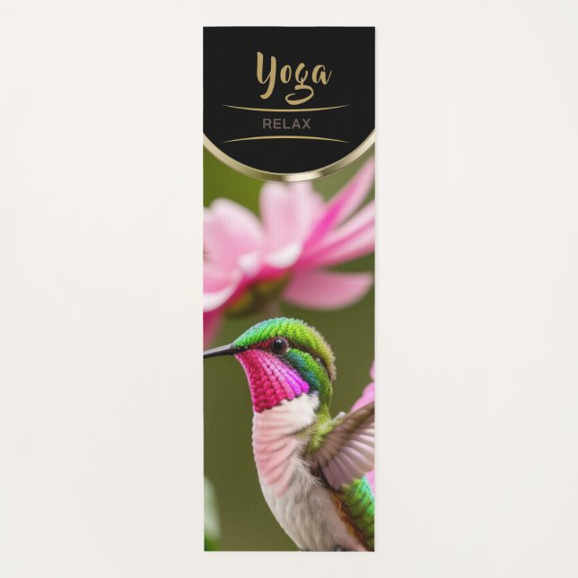 Sweet Hummingbird - Yoga Mat (Front)