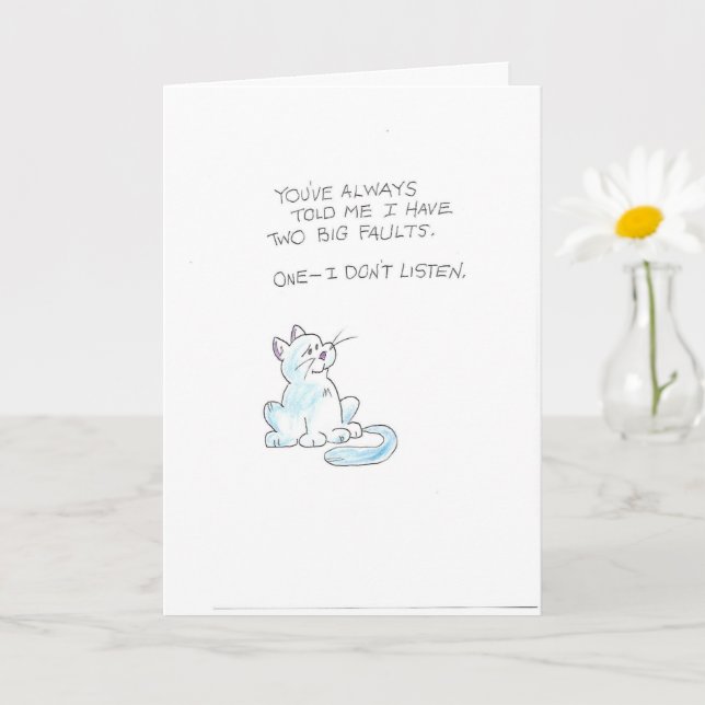 sweet husband card (Small Plant)