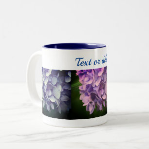 Sweet Hydrangea Flower Personalized  Two-Tone Coffee Mug
