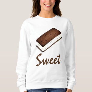 Sweet Ice Cream Sandwich Foodie Sweatshirt