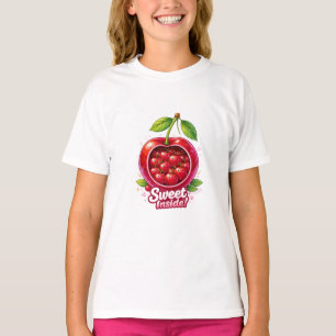 Sweet Inside - Cute Cherry Family Tee