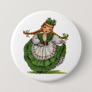 Sweet Irish Miss 7.5 Cm Round Badge