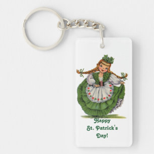 Sweet Irish Miss Key Ring