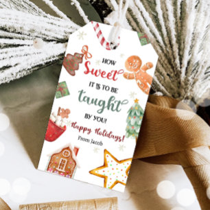 Sweet it is to be Taught by You Appreciation Gift Tags