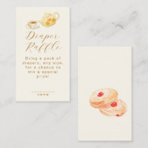 Sweet It´s Tea Time Baby Vintage Diaper Raffle