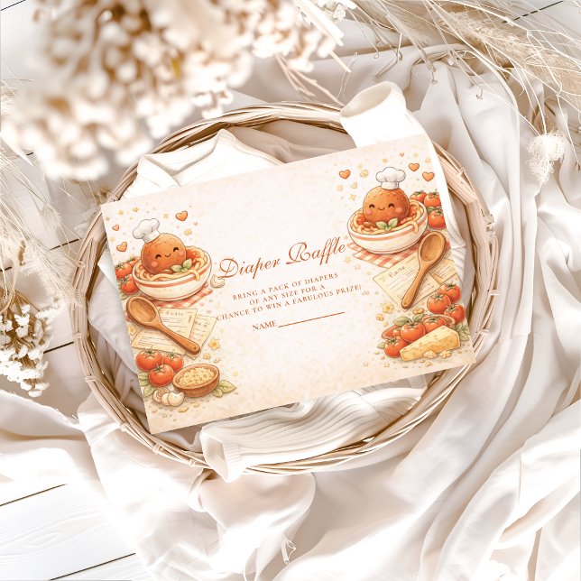 Sweet Italian Meatball Diapper Raffle Enclosure Card (Creator Uploaded)