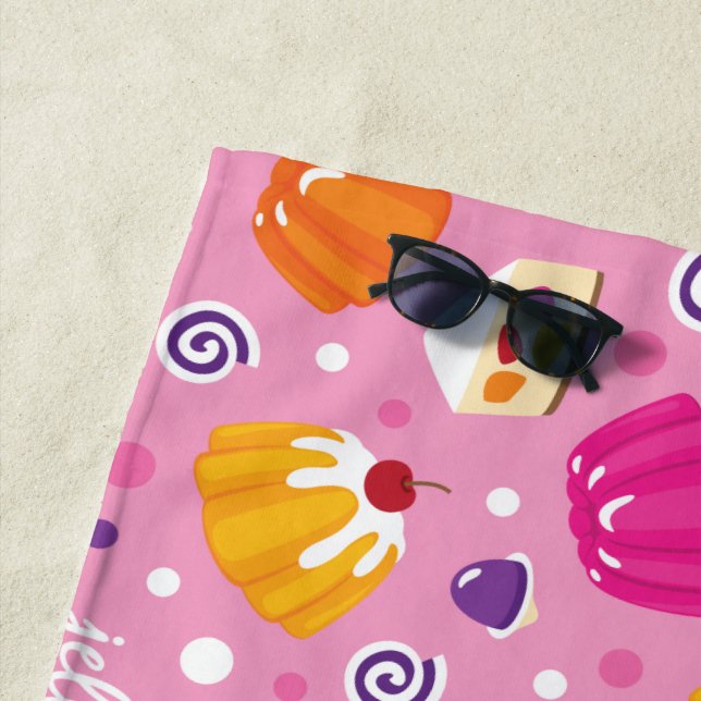 Sweet Jellies Beach Towel (In Situ)