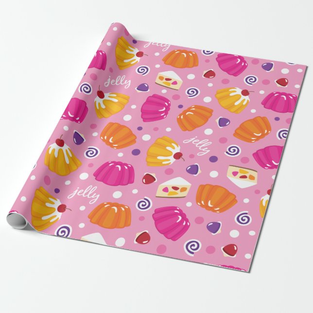 Sweet Jellies Wrapping Paper (Unrolled)