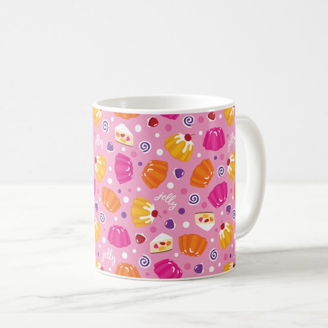Sweet Jelly Pattern Coffee Mug (Front Right)