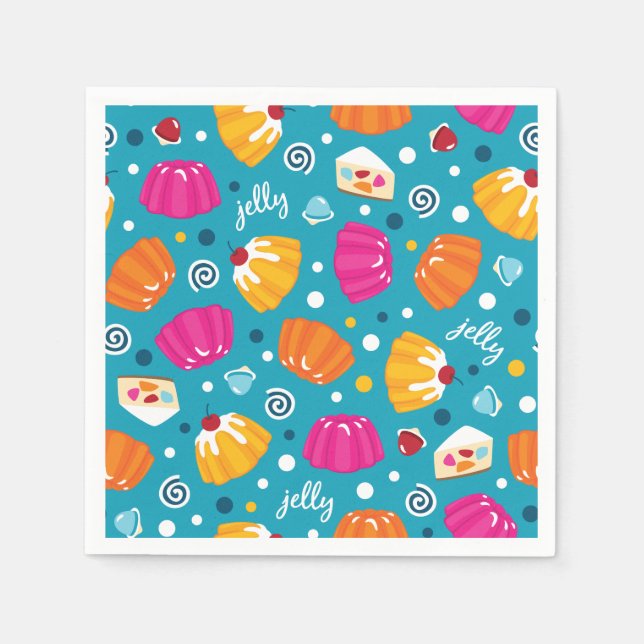 Sweet Jelly Pattern Napkin (Front)