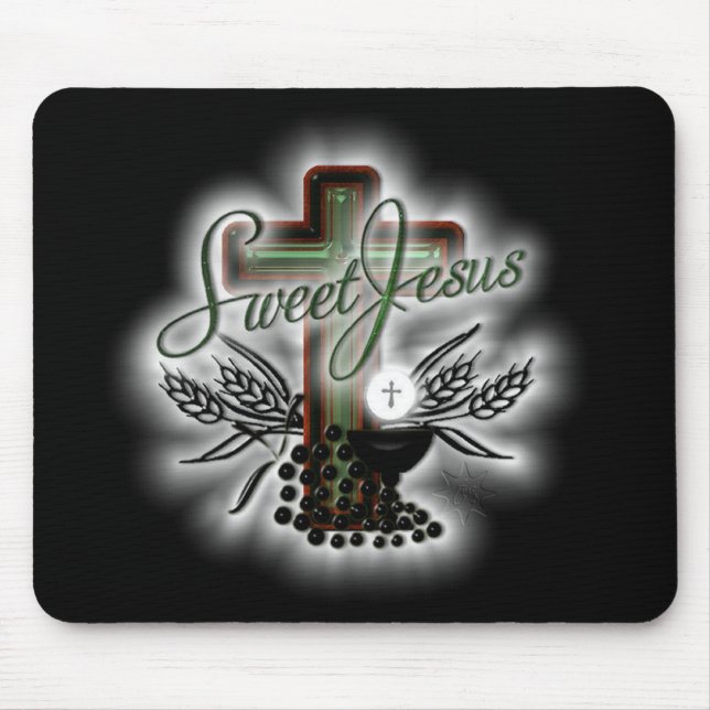 Sweet Jesus Mouse Mat (Front)