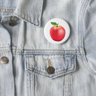 Sweet, Juicy Apple  6 Cm Round Badge